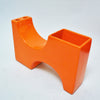 Vase retro-futuriste orange Années 70