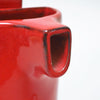 Service à orangeade en ceramique rouge Sele Arte Années 60