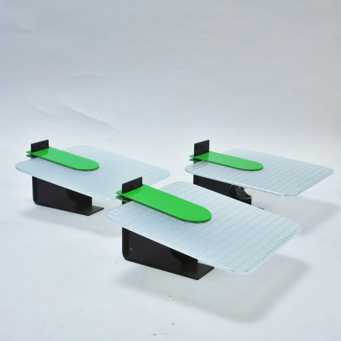 Trois appliques 20572 Jean-Pierre Vitrac Verre Lumière