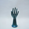 Vase ou baguier main céramique turquoise Années 80