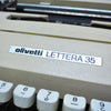 Machine à écrire Lettera 35 Mario Bellini Olivetti