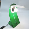 Lampe de bureau ou applique Seccose blanche et verte Années 70