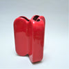 Grand vase rouge Sculpture Ambrogio Pozzi 1968