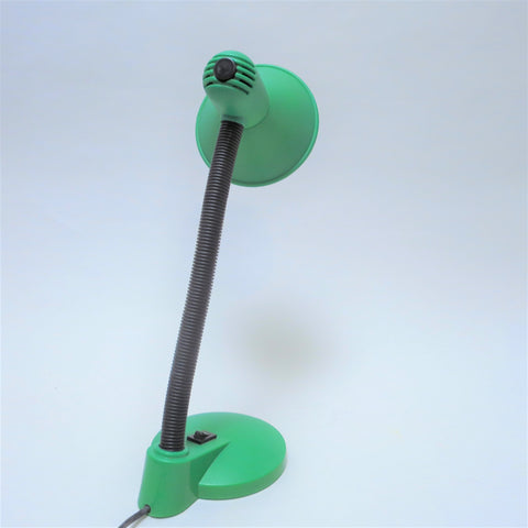 Lampe de bureau verte Stilplast Années 80