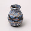 Vase bleu en terres mélées Gerbino Koenig