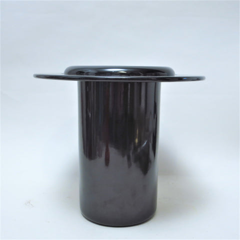 Grand vase noir Boccato Gigante Zambusi Sicart