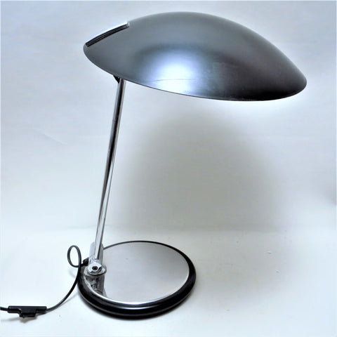Lampe de bureau moderniste Aluminor Années 80
