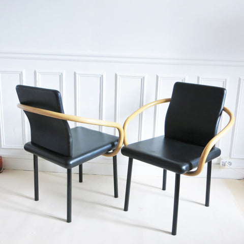 Paire de chaises Mandarin Ettore Sottsass Knoll