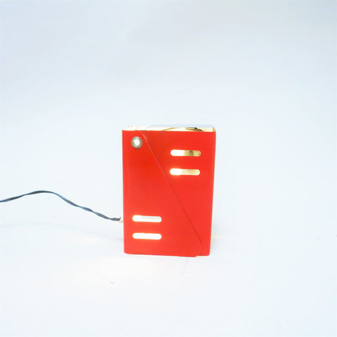 Lampe italienne pliable rouge 1970