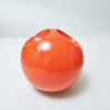 Cassée par un connard Boite en ceramique orange  Annees 70