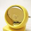 Petite lampe boule en ceramique jaune Années 60