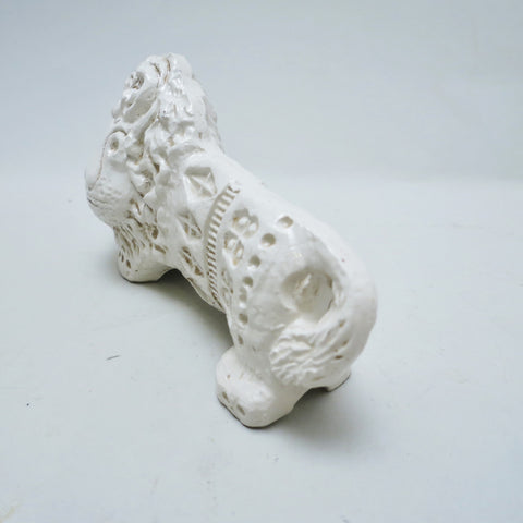 Sculpture en céramique Lion Aldo Londi Flavia Années 60