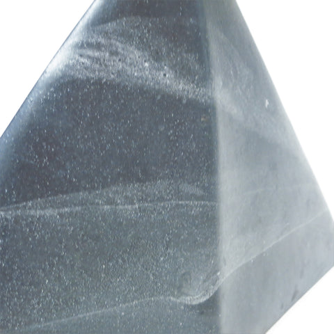 Vase pyramide noir Années 80