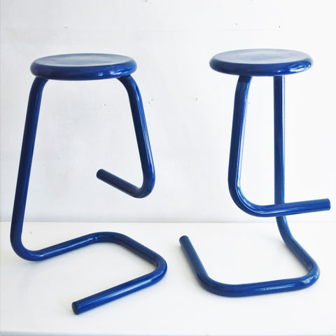 Tabouret mK700 bleu Hamilton & Salmon Kinetics 1969