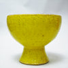 Coupe en céramique jaune Aldo Londi Raymor Années 60