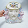 Portrait romantique en bas relief ceramique Bitossi Années 80