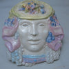 Portrait romantique en bas relief ceramique Bitossi Années 80
