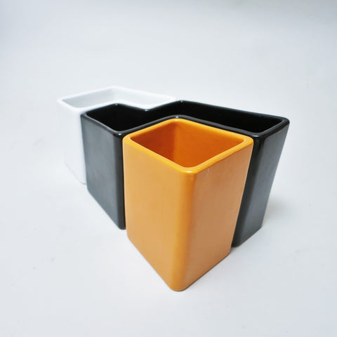 Set de 3 vases combinables Aldo Cotti Tronconi 1970
