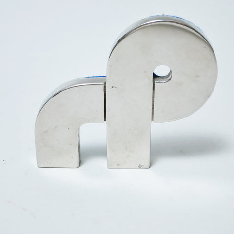 Presse-papier RP chromé Jean Fortin 1970