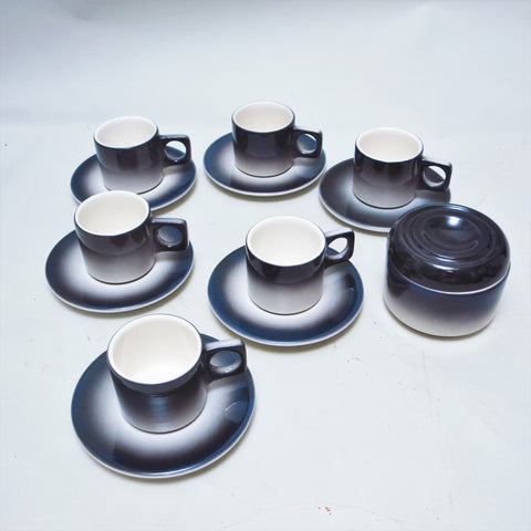 Service à café en ceramique Italie annees 60