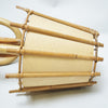 Paire d'appliques en bambou vintage
