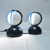 Paire de lampes Eclisse bleues Magistretti Artemide