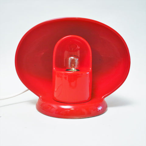 Lampe en céramique rouge SC3 Gabbianelli
