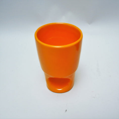 Tasse orange Vetrochina Années 70