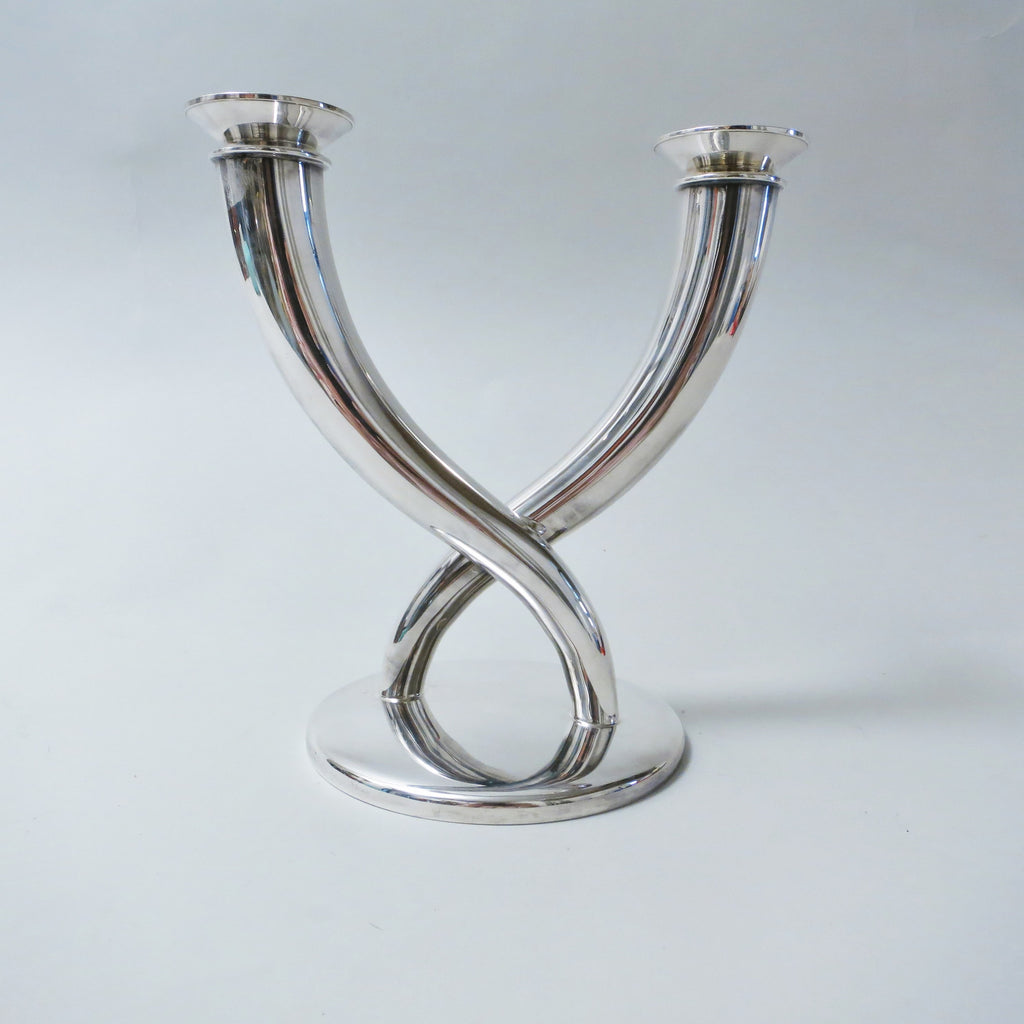 Bougeoir Vintage Christofle En Métal Argenté – Porte-bougie Rond élégant