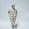 Statuette Homme d'affaire en ceramique Italie  Années 80