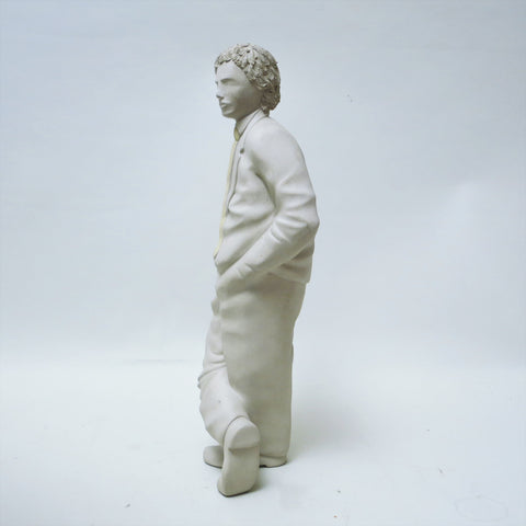 Statuette Homme d'affaire en ceramique Italie  Années 80