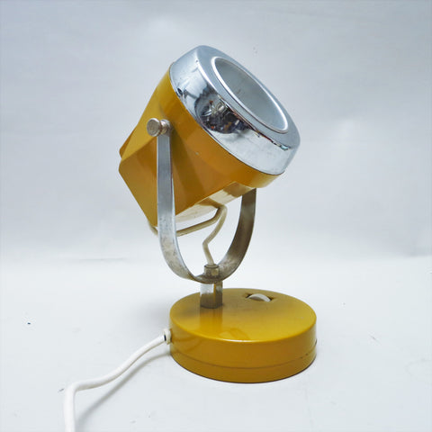 Reservé GMs Lampe Spot jaune moutarde Space Age Années 70