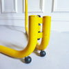 Chaise Binda post-moderne jaune Studio Grafite Pallucco