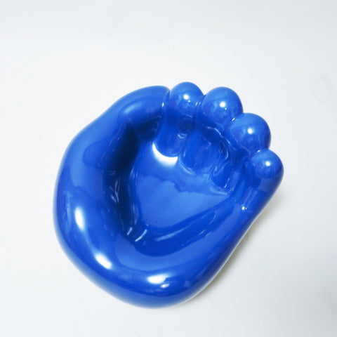Grand vide-poche Main bleue Pop Annees 80