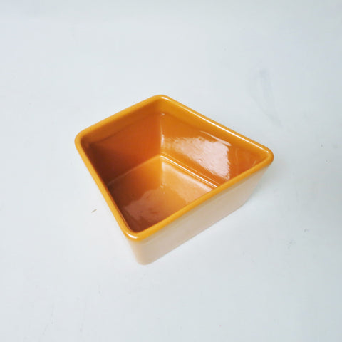 Vase orange Aldo Cotti Tronconi 1970