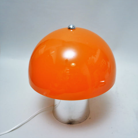 Lampe champignon orange  Annees 70