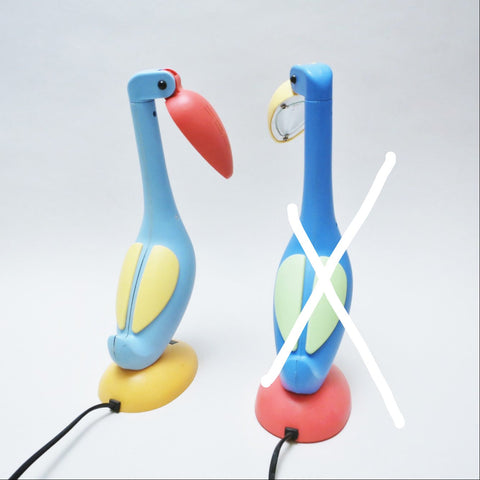 Lampe Flamand bleu Années 80