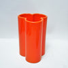 Vase trilobé vetrochina orange Années 70