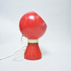 Lampe boule rouge Piero de Martini Reggiani 1968