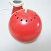 Lampe boule rouge Piero de Martini Reggiani 1968