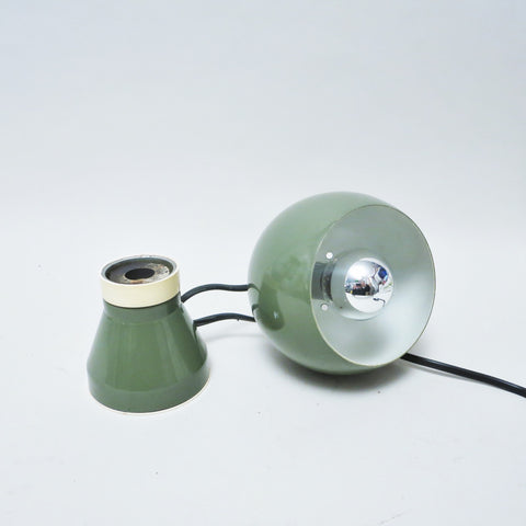 Lampe boule kaki Piero de Martini Reggiani 1968
