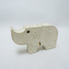 Sculpture rhinocéros en travertin Fratelli Mannelli