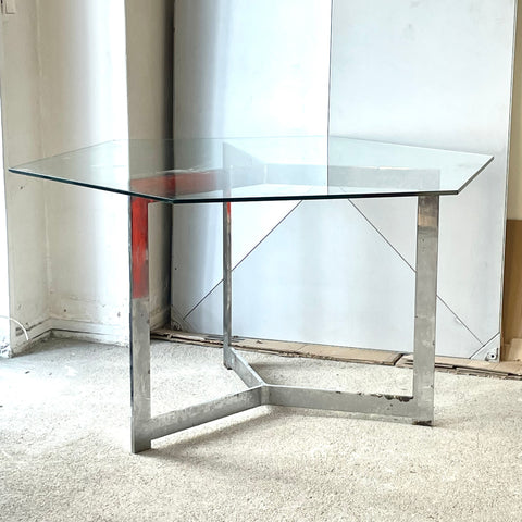 Table de salle à manger hexagonale Annees 70