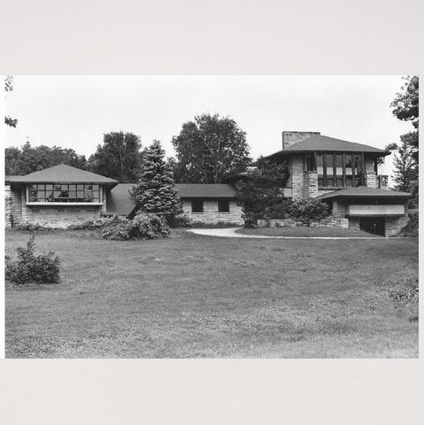Photographie Batiment de Hillside School par Frank Lloyd Wright